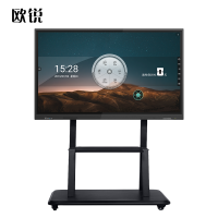 歐銳65寸內置攝像頭觸摸屏多媒體觸摸一體機