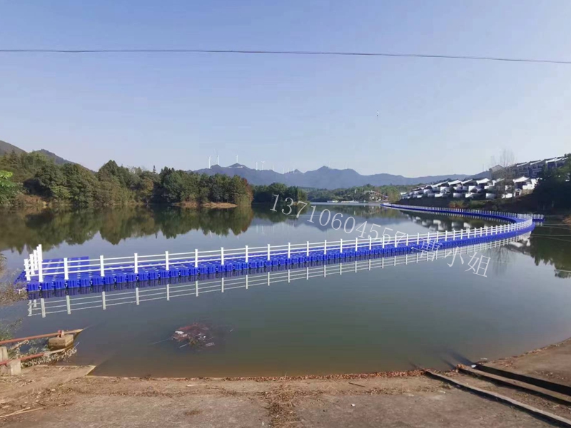 湖南衡陽湘江南釣魚浮橋